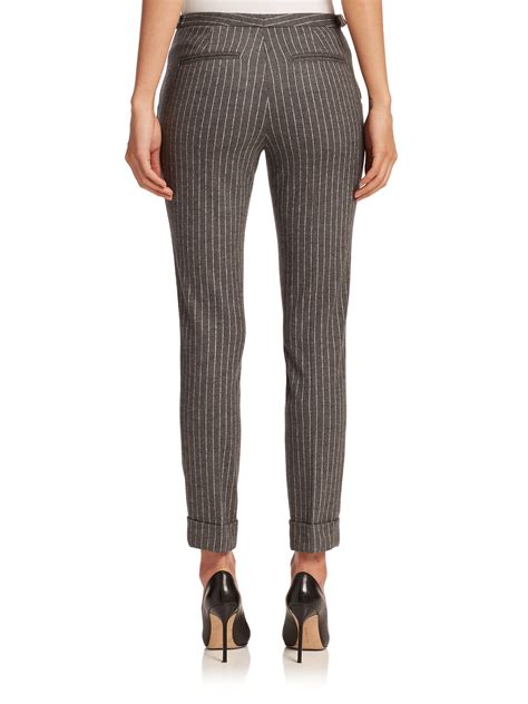 pinstripe pants women's.